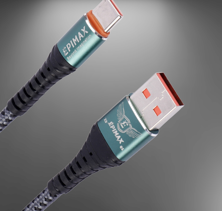 کابل تایپ سی فست شارژ Epimax EC-84 65W 1.2m - Image 3