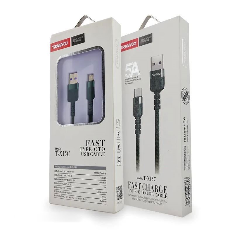 کابل تبدیل USB به MicroUsb ترانیو مدل T-X15V طول 1متر - Image 2