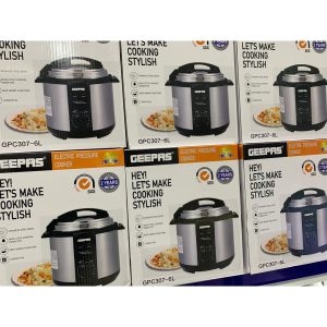 زودپز برقی 4 کاره جی پاس مدل GPC307-6L 1 cheekala geepas gpc307 9 real