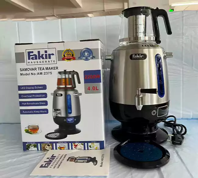 فروش-عمده-چای-ساز-سماوری-FAKIR-مدل-2375 چای ساز سماوری فکر مدل AM2375