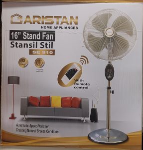 پنکه تمام استیل آريستان ARISTAN مدل SE-910 1 IMG 20260522 204600