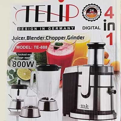 NSIDlFP4Rse-5eFO آبمیوه گیری 4 کاره تلیپ لمسی مدل TE-888