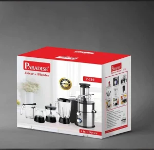 آبمیوه گیری چهارکاره پارادایس مدل P-210 1 1759431081 35301